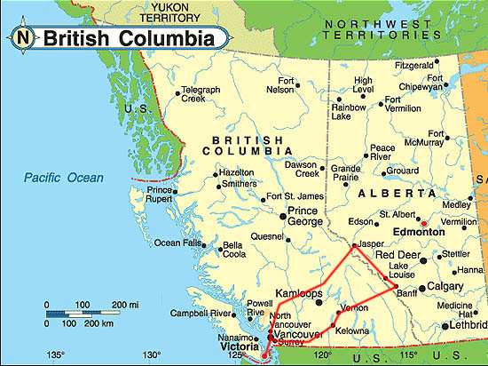 itinerary Canada