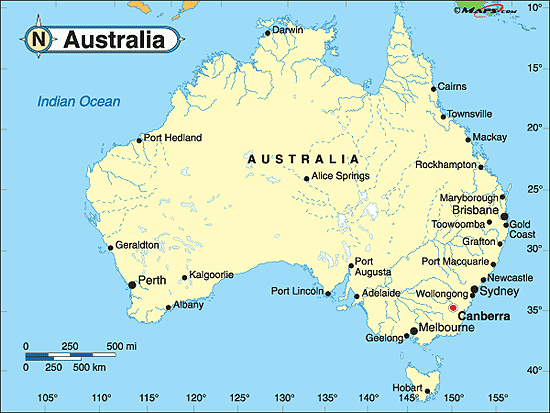 Australia Map