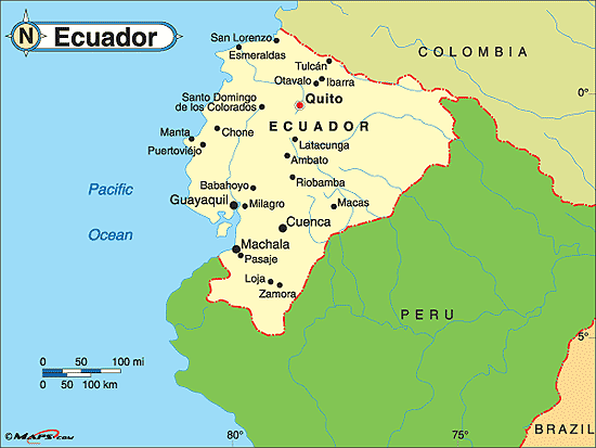 Ecuador Map