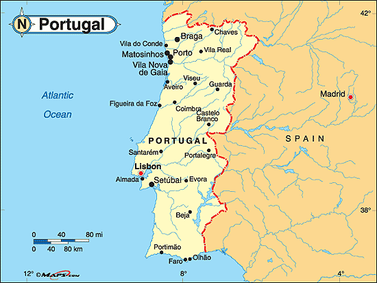 Portugal Map